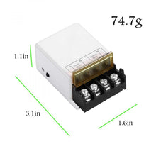 Carica l&#39;immagine nel visualizzatore di Gallery, YETOR interruttore con telecomando, RF 110V-240V/328ft, White