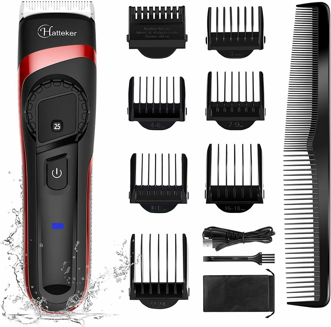 HATTEKER Tagliacapelli Per Uomo Trimmer Capelli Professionale...