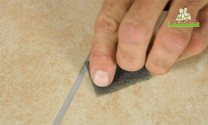 Kit per riparazione piastrelle a pavimento e a muro, Colori bianco grigio, Set