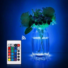 Carica l'immagine nel visualizzatore di Gallery, Luce per Piscina Dimmerabile IP68 Impermeabile Batteria 4 Luci Led