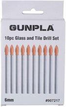 Carica l'immagine nel visualizzatore di Gallery, Gunpla 10 Pezzi 6mm Punte da vetro per la foratura di ceramica, vetro, granito..