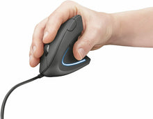 Carica l'immagine nel visualizzatore di Gallery, Mouse verticale cablato con sensore fino a 1600 DPI, Ergonomico, Trust Verto