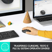 Carica l'immagine nel visualizzatore di Gallery, Mouse Wireless Silenzioso Multidispositivo Logitech M590 Bluetooth o Wireless