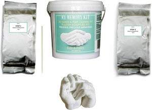 Niimo Calco Mani e Piedi con Alginato e Gesso Kit 3D per Stampi di