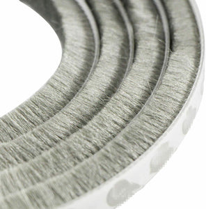 Striscia autoadesiva con setole in spazzola da 5 mm antipolvere, 5 m x9 mm Porte