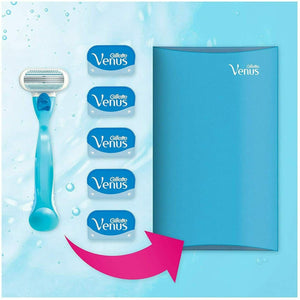 Rasoio da donna Gillette Venus ComfortGlide Spa Breeze + 6 lamette di ricambio
