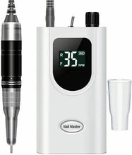 Carica l&#39;immagine nel visualizzatore di Gallery, Delanie Fresa per Unghie Professionale, Portatile e Ricaricabile 35000 Bianco