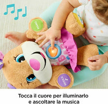 Carica l'immagine nel visualizzatore di Gallery, Fisher-Price La Sorellina del Cagnolino Ridi e Impara, Morbido Peluche...