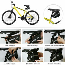Carica l'immagine nel visualizzatore di Gallery, Hommie Borsa Sottosella, Borsa per Sellino Bicicletta con Kit Attrezzi per Bici