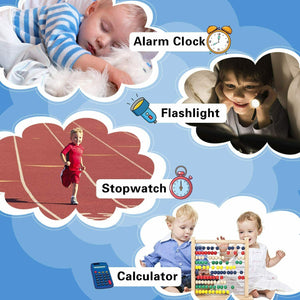 Smartwatch Bambini - Telefono per con SOS 14 Giochi Blu