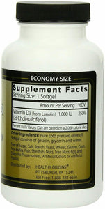 Healthy Origins Vitamin D-3 1000iu 360 softgels - Vitamina D3