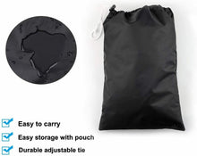 Carica l&#39;immagine nel visualizzatore di Gallery, Copertura impermeabile per barbecue rotondo 70x75 cm, Protezione a campana nero