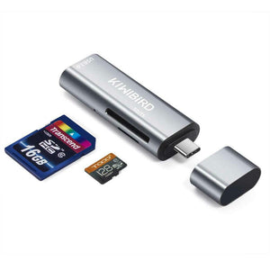 KiWiBiRD Tipo C Lettore di Schede SD/Micro SD, Adattatore USB-C a USB 3.0...