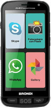 Carica l&#39;immagine nel visualizzatore di Gallery, Telefono per anziani Brondi Amico Smartphone con tasti grandi App preinstallate