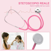 Carica l'immagine nel visualizzatore di Gallery, Giocattolo per bambini, Kit completo per medico infermiere, Dottoressa Rosa
