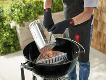 Carica l&#39;immagine nel visualizzatore di Gallery, Camino ciminiera starter per carbone barbecue BBQ, Weber 7416 chimney 57 cm