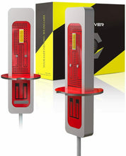 Carica l&#39;immagine nel visualizzatore di Gallery, 2 x Lampade Led per fari auto, Attacco H3 per fendinebbia, 6000K 2000LM 12 V