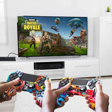 Carica l&#39;immagine nel visualizzatore di Gallery, Skin cover compatibile per Controller PS4 Dualshock, Tema graffiti i silicone