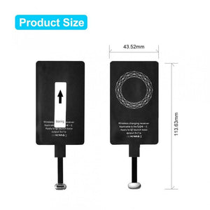 CHOETECH - Ricevitore di Carica Wireless USB C, Universale, Tipo Qi,...
