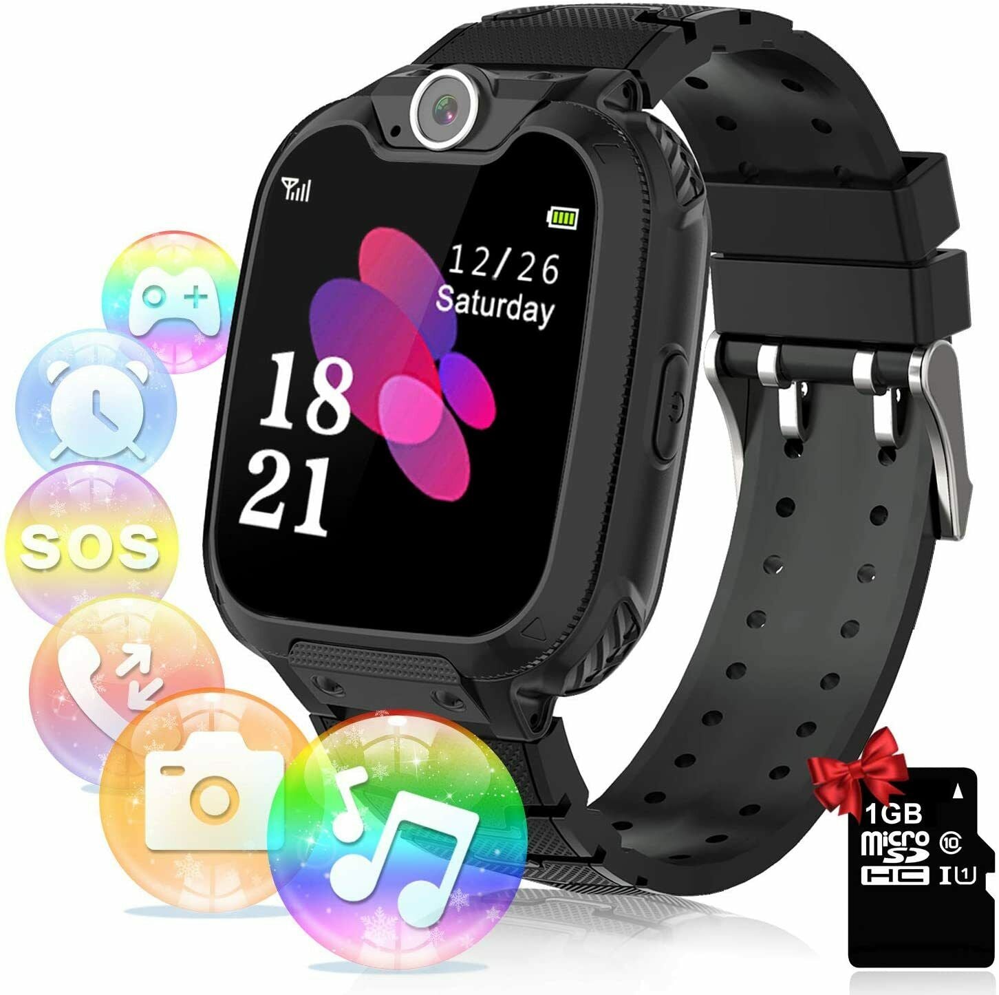 YENISEY Smartwatch per Bambini con Lettore Musicale Gioco Puzzle