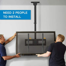 Carica l'immagine nel visualizzatore di Gallery, Staffa supporto TV da soffitto per Televisori LED LCD da 26" a 55", VESA 400x400