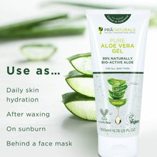 Carica l'immagine nel visualizzatore di Gallery, Pranaturals aloe vera gel 200 ml, lenitivo &amp; 200 ml (Confezione da 1)