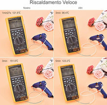 Carica l'immagine nel visualizzatore di Gallery, Pistola per colla a caldo + 50 stick di colla, Riscaldamento rapido, Grilletto
