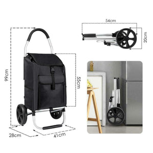 mfavour Carrello Portaspesa, Spesa 2 Ruote per Pieghevole...