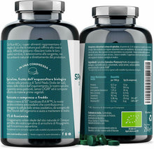 Carica l&#39;immagine nel visualizzatore di Gallery, 500 Compresse di Spirulina Biologica 500mg, Ricca di Proteine, Calcio e Vitamine