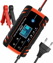 Carica l'immagine nel visualizzatore di Gallery, Caricabatterie per batterie auto da 12 e 24 V, Display LCD, Ricarica rapida 8 A