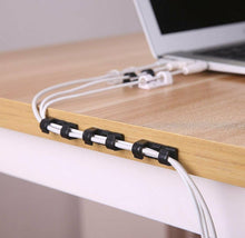 Carica l&#39;immagine nel visualizzatore di Gallery, Lezed Fermacavi Adesivi Fermacavo Adesivo Clip Cavo Clip Cavi Cavo Ethernet 60Pz