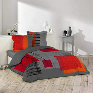 Copripiumino matrimoniale con 2 federe in 100% Cotone, Douceur d'Interieur