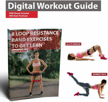 Carica l&#39;immagine nel visualizzatore di Gallery, Set di 5 Bande Elastiche di Resistenza per Fitness, Yoga, Crossfit - Colori vari