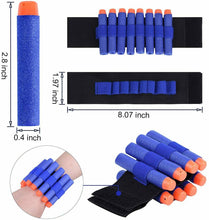 Carica l&#39;immagine nel visualizzatore di Gallery, 2 x Gilet tattico, Gioco con pistole compatibile per accessori Nerf + 80 dardi