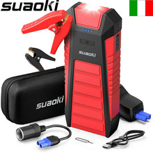 Carica l'immagine nel visualizzatore di Gallery, SUAOKI U27 12V Auto Avviatore di Emergenza 2500A, con EC5 Presa Accendisigari IT
