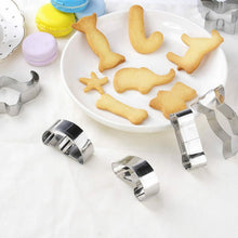 Carica l'immagine nel visualizzatore di Gallery, 26 x Formine in acciaio inox per biscotti e fondente pasticceria, Varie forme