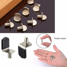 Carica l&#39;immagine nel visualizzatore di Gallery, Nuluxi Argento Perni di Supporto per Mensola Armadio Perni di Supporto, 60 Pz