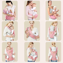 Carica l'immagine nel visualizzatore di Gallery, Viedouce Ergonomico Portantina per Bebè,Baby Carrier,Puro Cotone Rosa