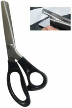 Carica l'immagine nel visualizzatore di Gallery, Pinking Shears,Forbici da Sarto Professionali,Taglio a Zigzag in Acciaio...