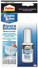 Carica l'immagine nel visualizzatore di Gallery, Ripara smalto per sanitari bagno Smalto acrilico a base d'acqua con pennello 50g