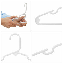 Carica l'immagine nel visualizzatore di Gallery, Set di 30 Grucce in Plastica Con Scanalature Larghe, 29,5 x 0,57 x 17cm