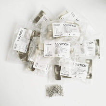Carica l'immagine nel visualizzatore di Gallery, LOOTICH 110 Grado Battuta Interna Cerniere per Porte con Ammortizzatore, 8 Pz