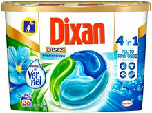 Carica l'immagine nel visualizzatore di Gallery, Dixan Discs Freschezza Di Vernel, Detersivo Lavatrice Predosato In...