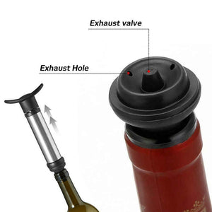 Senhai Pompa per Vino con 15 Tappi Bottiglie di Vino, Salvaschermo...