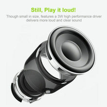 Carica l'immagine nel visualizzatore di Gallery, Con Custodia da Viaggio, EWA A106 Mini Altoparlante Bluetooth Portatile Nero