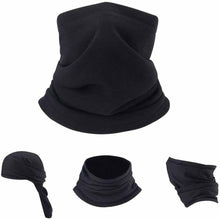 Carica l&#39;immagine nel visualizzatore di Gallery, Scaldacollo in pile elastico antivento, Cappello protezione tubolare da 45 cm