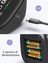 Carica l'immagine nel visualizzatore di Gallery, Misuratore elettronico per pressione sanguigna, Display LCD ampio, Memoria, Nero
