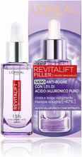 Carica l'immagine nel visualizzatore di Gallery, Siero Viso Revitalift Filler Rimpolpante e Anti-Rughe, L'Oréal Paris 30 ml gocce