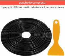Carica l'immagine nel visualizzatore di Gallery, Guarnizione Porta Auto in Gomma da 10 mt, Striscia Paracolpi in Strisce Adesive