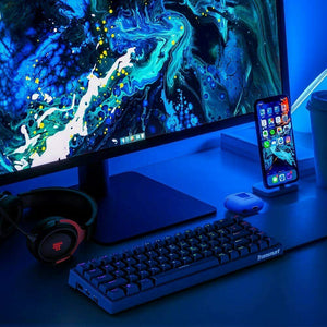 Tronsmart 68 Tasti Tastiera Meccanica Wireless RGB,100% Anti-ghosting...